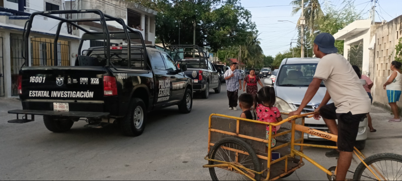 La Policía Municipal de Cancún acordonó el área