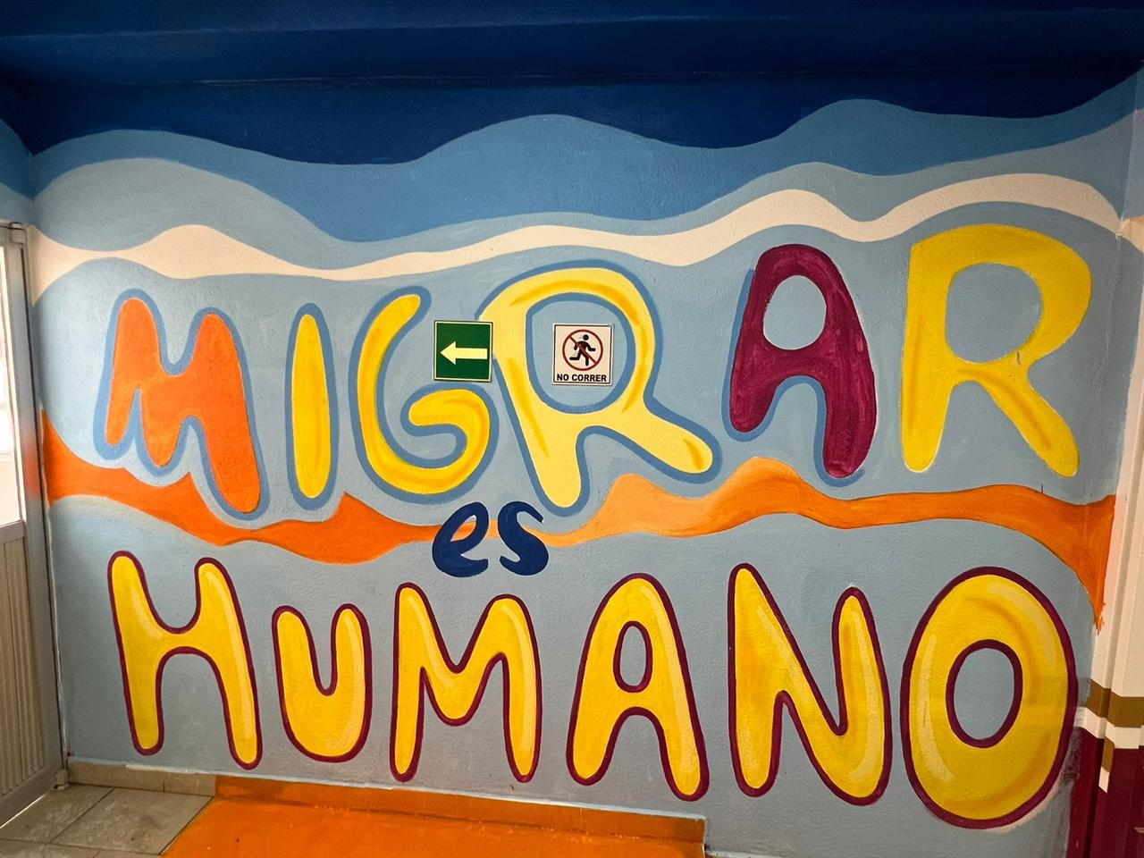 Murales en la Estación Migrante