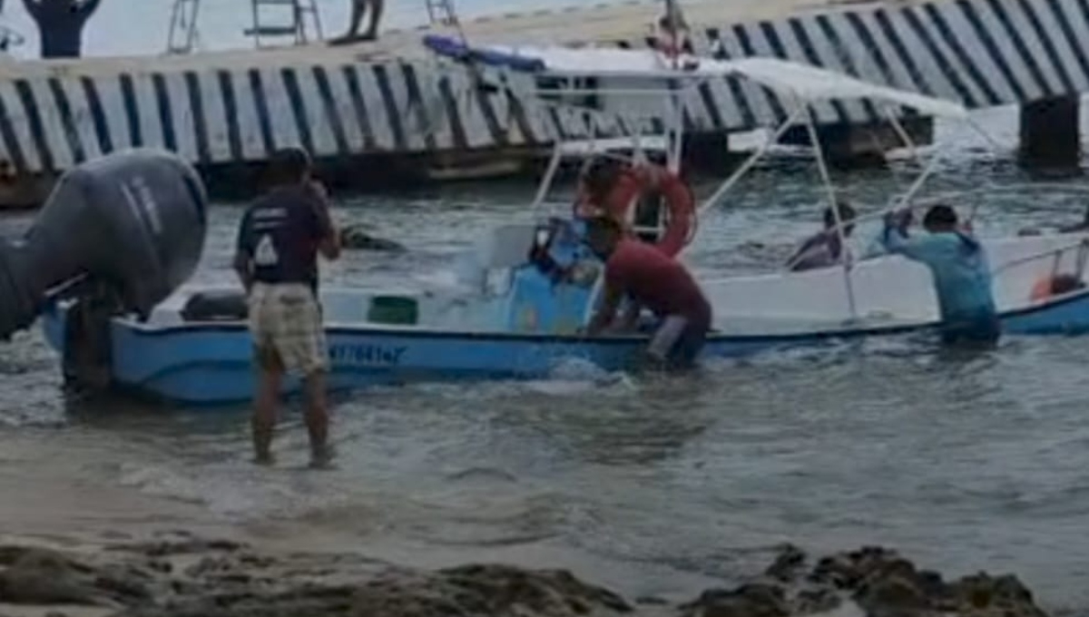 Los turistas no resultaron lesionados tras el choque