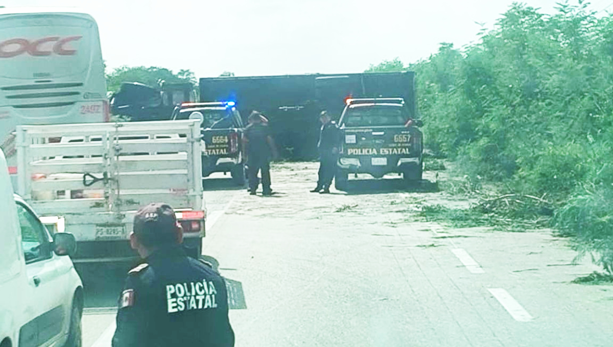 El accidente generó caos vial sobre la arteria