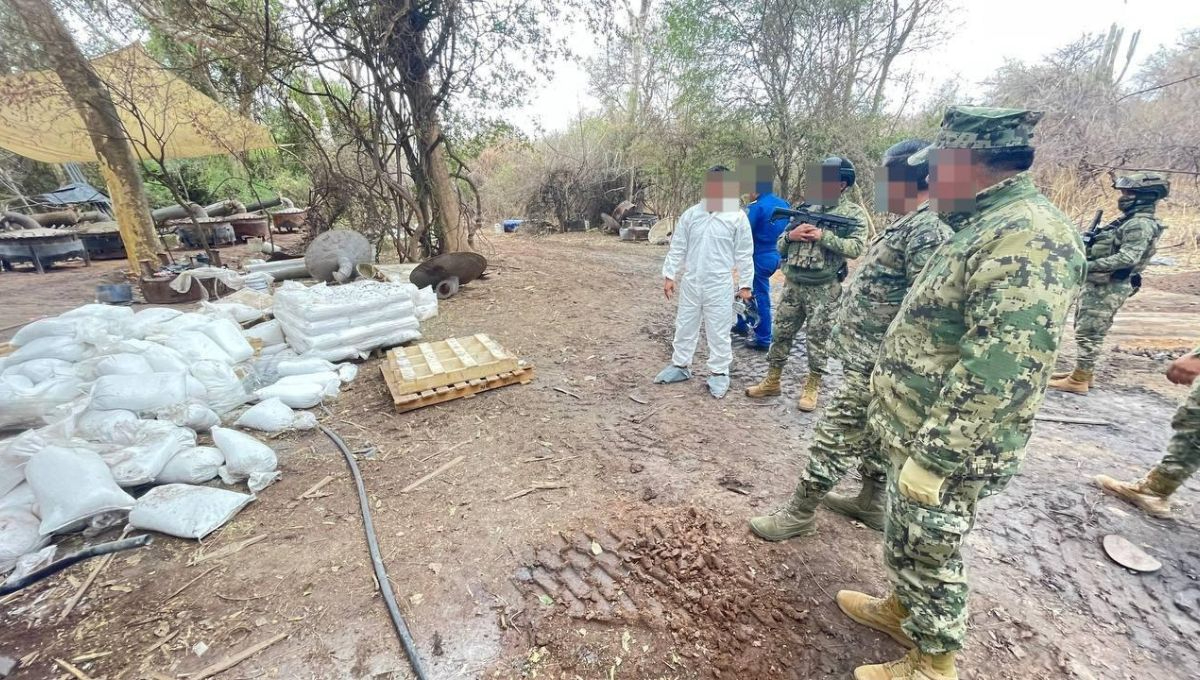 En Sinaloa, Sonora y Durango, la Marina desmanteló 219 laboratorios clandestino de drogas sintéticas y bodegas