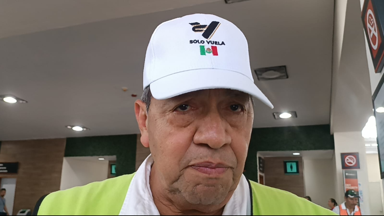 Alejandro Salomé Iturria Luna, administrador del aeropuerto, destacó la importancia de la obra para la movilidad y los usuarios del aeropuerto.