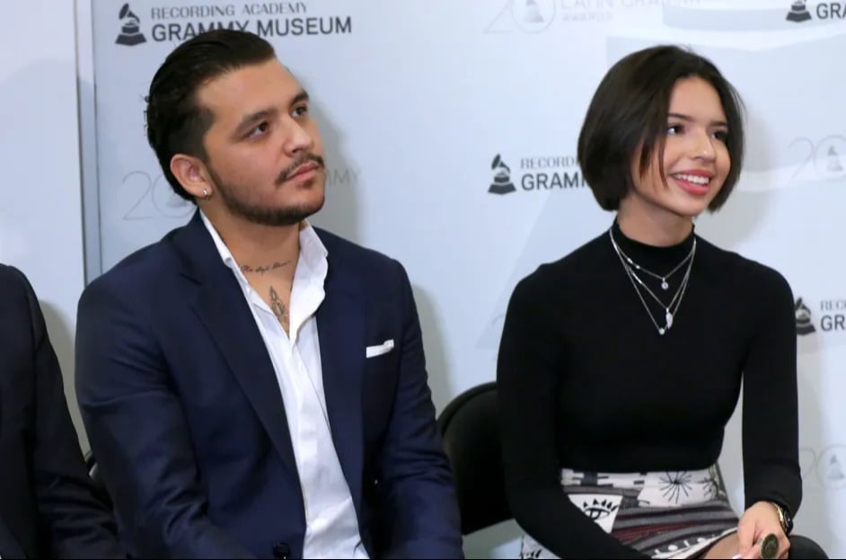 Christian Nodal y Ángela Aguilar