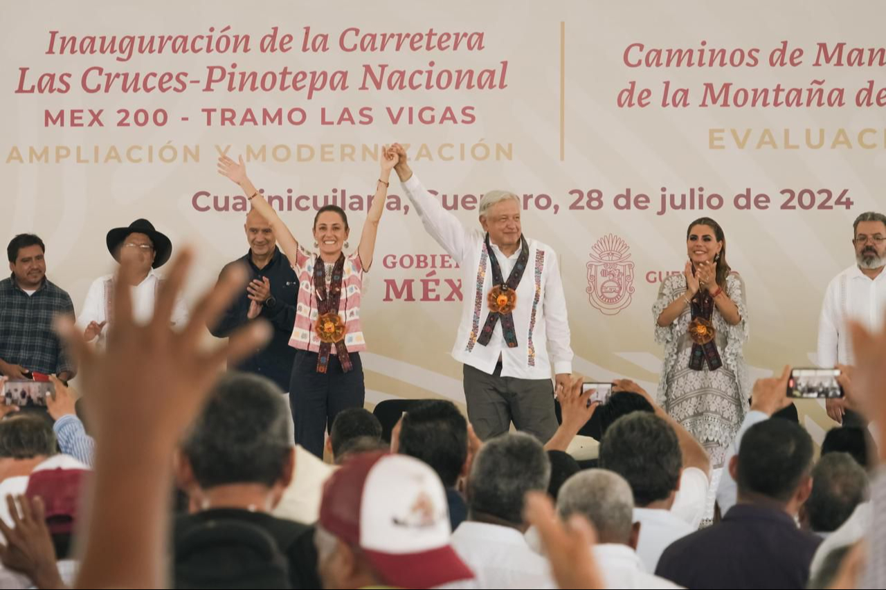 Andrés Manuel López Obrador reconoce a Claudia Sheinbaum