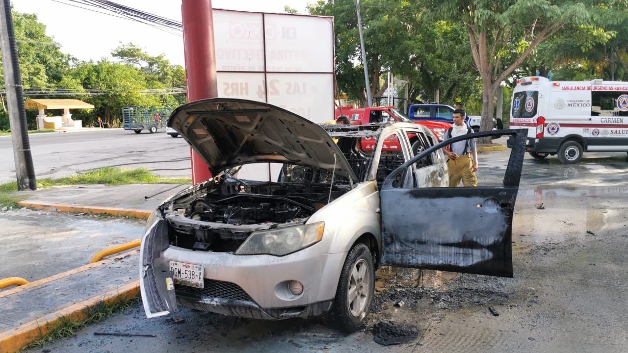 El incendio se origina por un supuesto cortocircuito