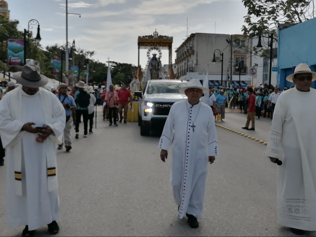 Se trató del segundo paseo más importante de la patrona de la Diócesis de Campeche