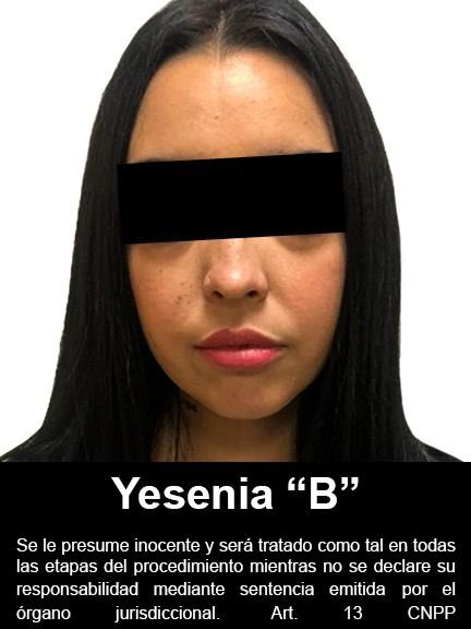 Yesenia "B", mujer sentenciada en Ciudad de México