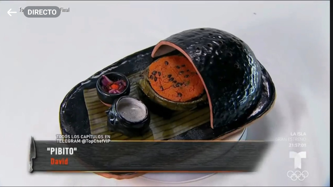 Plato fuerte de David Salomón en Top Chef VIP 3