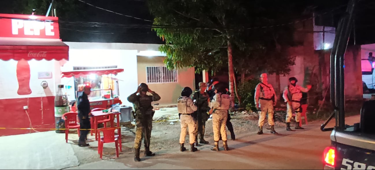 Agentes policiacos arribaron al sitio en la colonia Avante