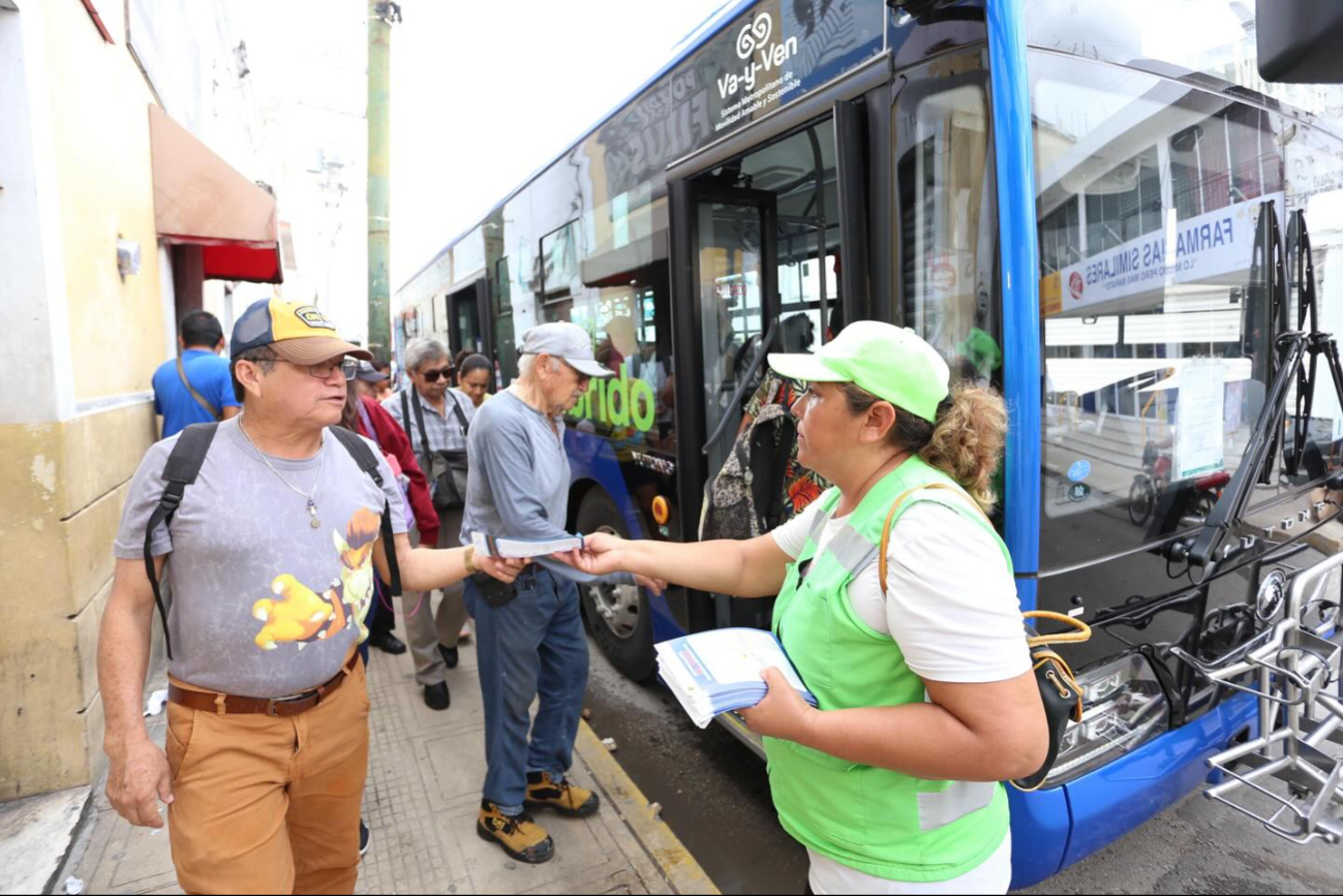 Agencia de Transporte descarta suspensión del servicio de Va y Ven en Mérida este viernes