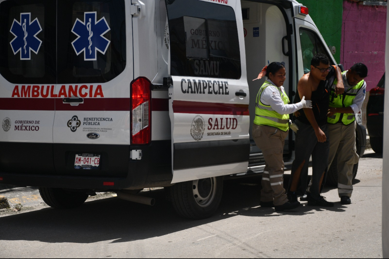 Vecinos alertaron a emergencias; paramédicos del SAMU y agentes estatales respondieron.