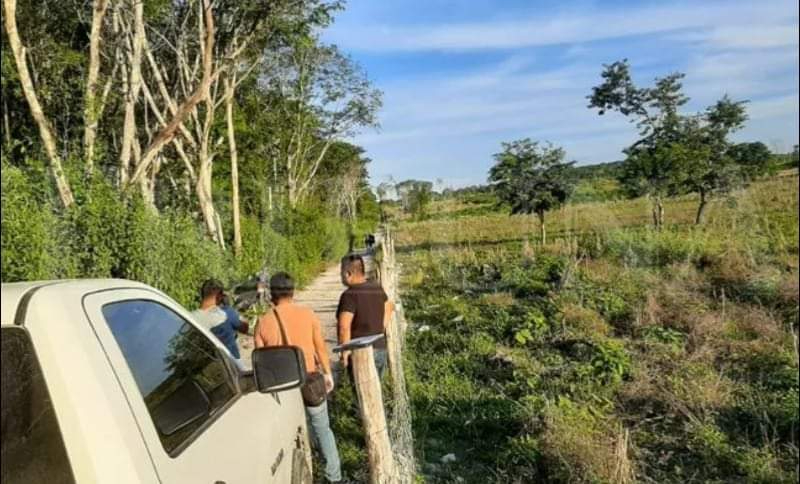 Agentes de seguridad arribaron al sitio en Campeche