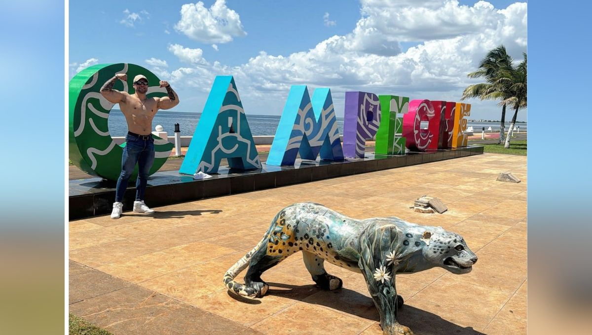 Qué bonito el malecón de Campeche, posteó en Facebook