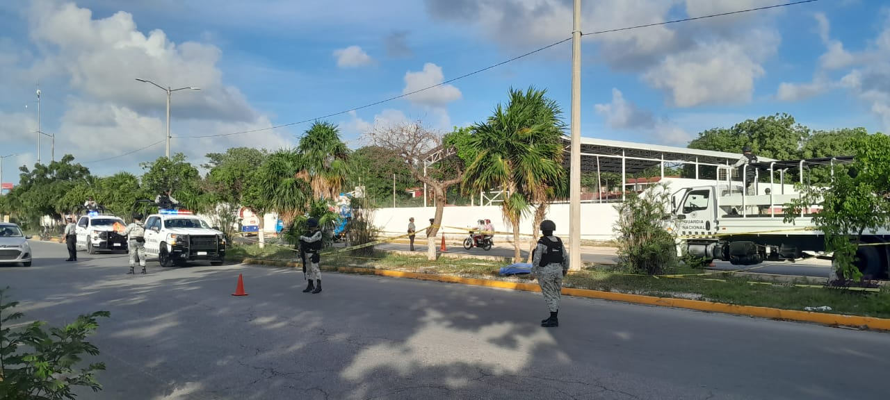 Así luce la zona en Cancún