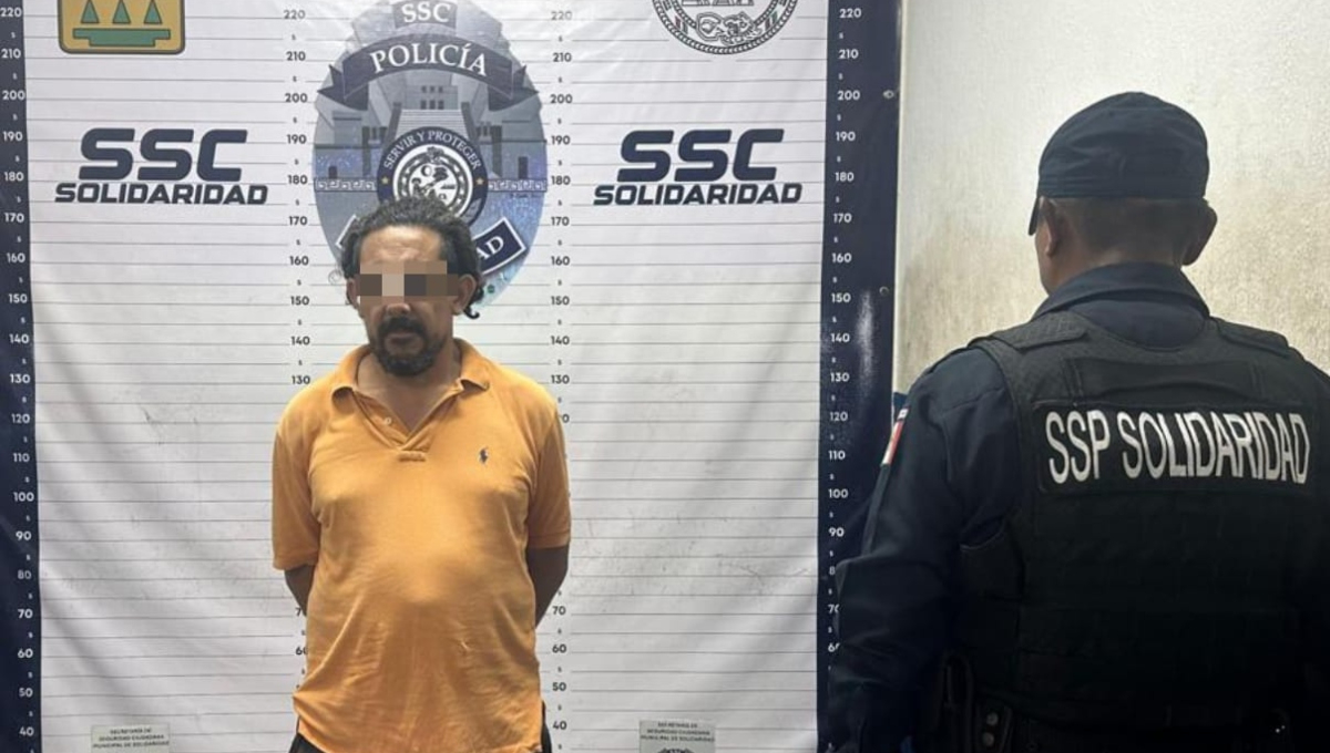 El hombre detenido es originario de la CDMX