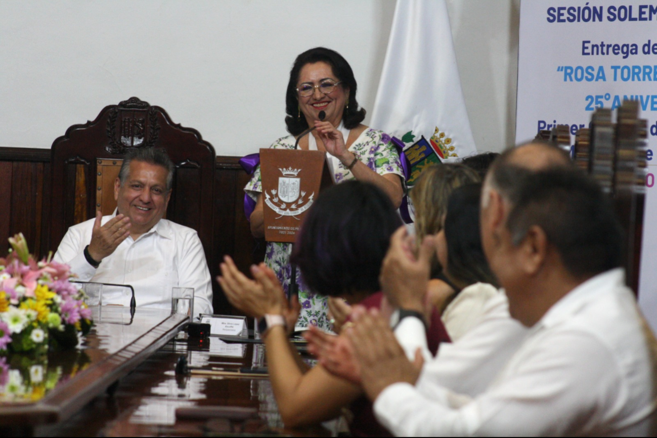 El reconocimiento es a su trayectoria a favor de los derechos políticos de la mujer.