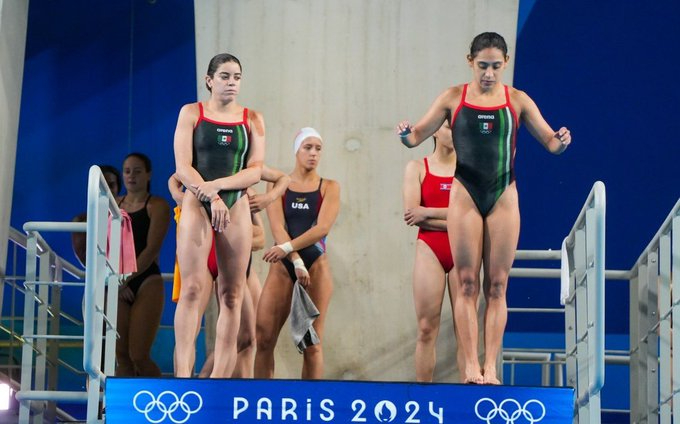 ¡No cumplen!  Alejandra Orozco y  Gaby Agúndez, fuera del podio en clavados sincronizados  plataforma de 10 m