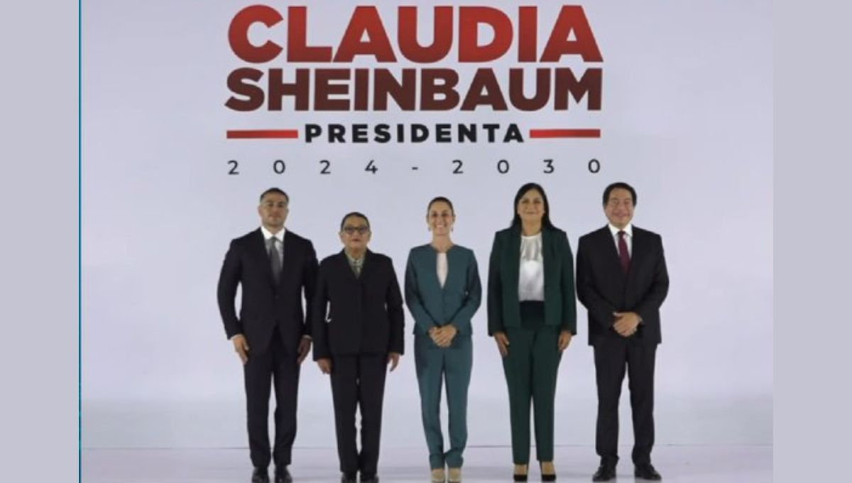 Claudia Sheinbaum Pardo, virtual presidenta electa, presentó a 4 nuevos integrantes de su gabinete