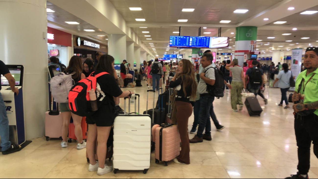 El aeropuerto de Cancún señaló que la terminal no es un refugio