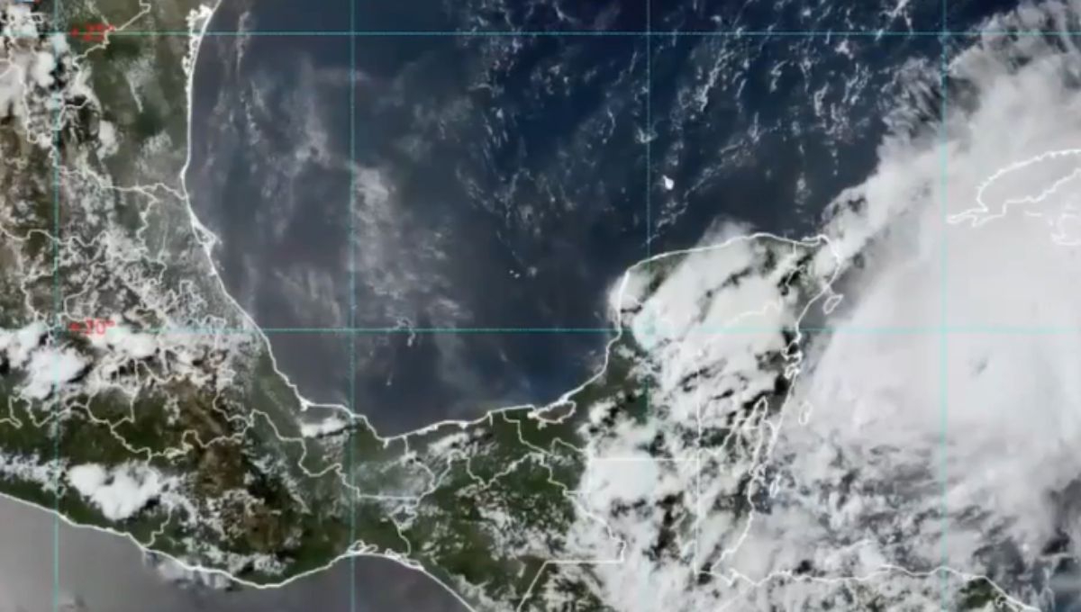 Vista actual del Huracán Beryl hacia Quintana Roo