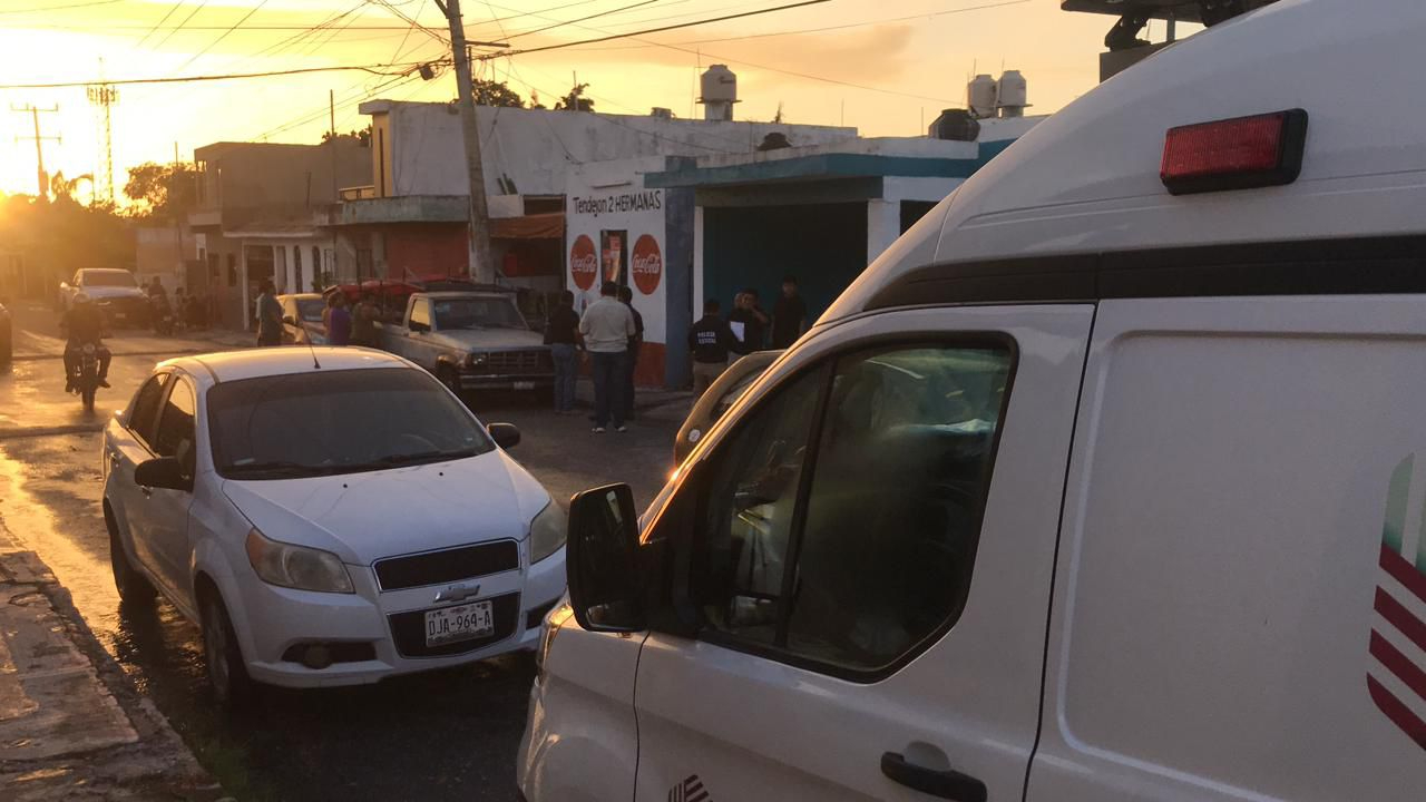 Agentes policiacos arribaron al sitio donde el abuelito perdió la vida