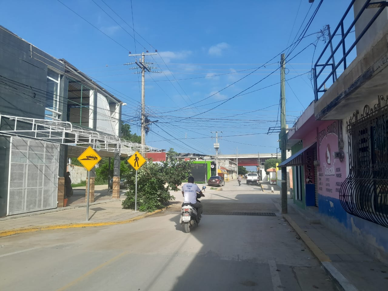 Los habitantes esperan que el día continúe sin mayores incidentes climáticos.