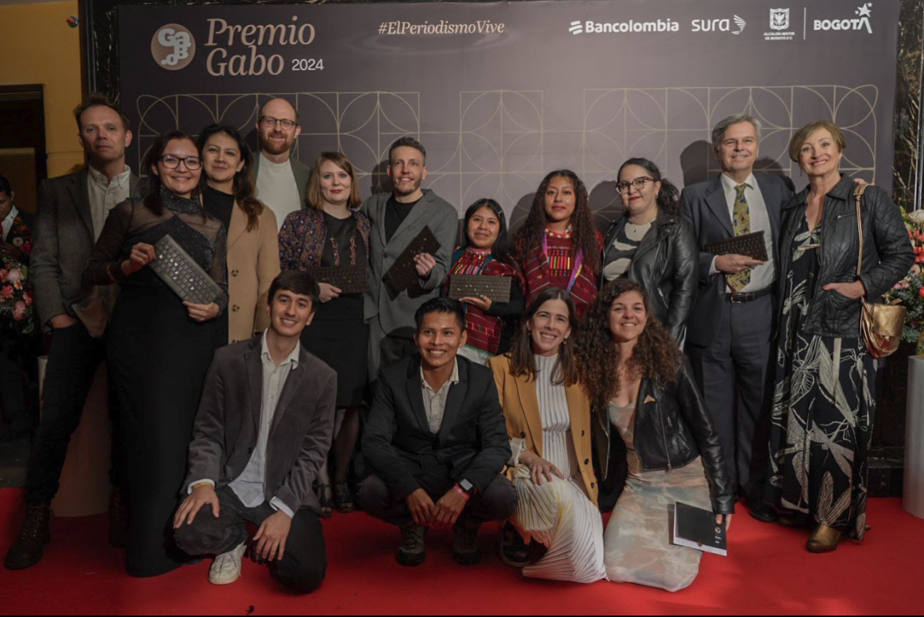 Parte de los ganadores del Premio Gabo 2024