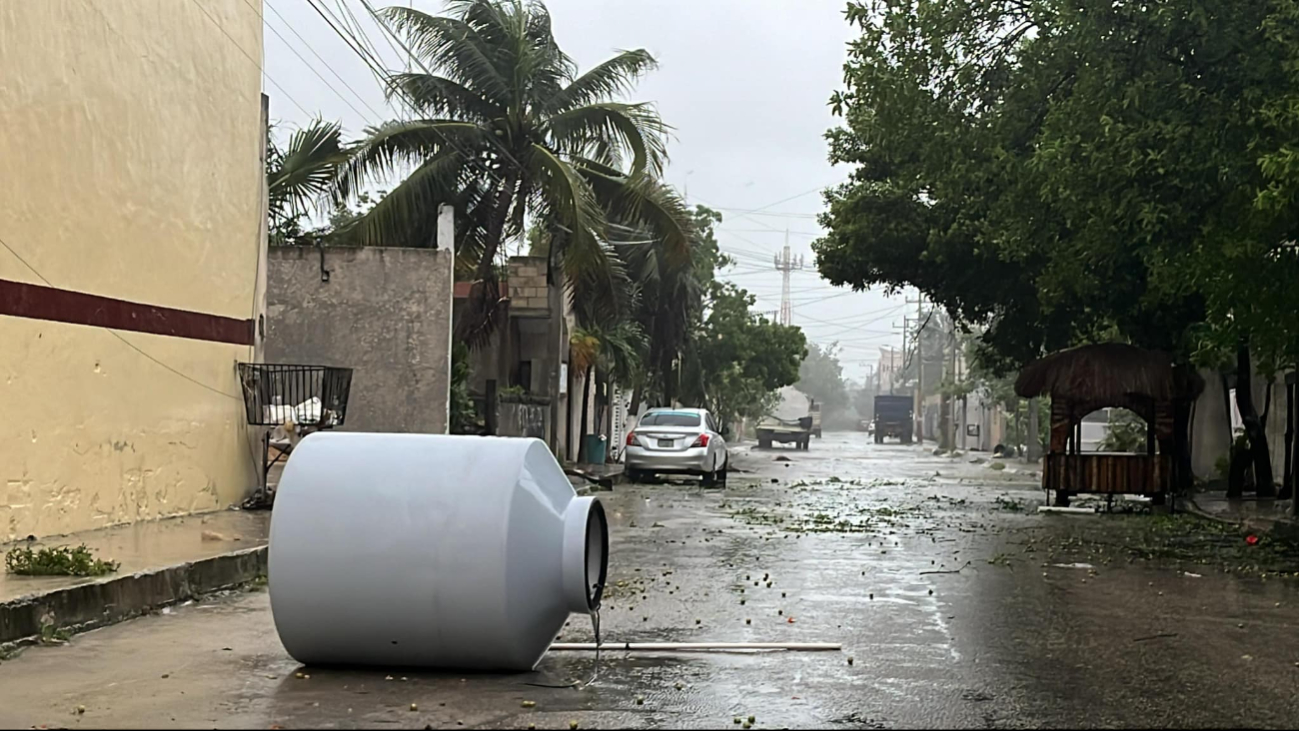 Solamente se reportan daños materiales