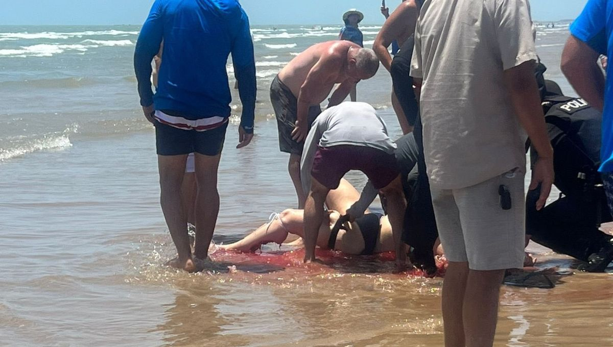 Un tiburón atacó a 4 personas en Isla del Padre, Texas