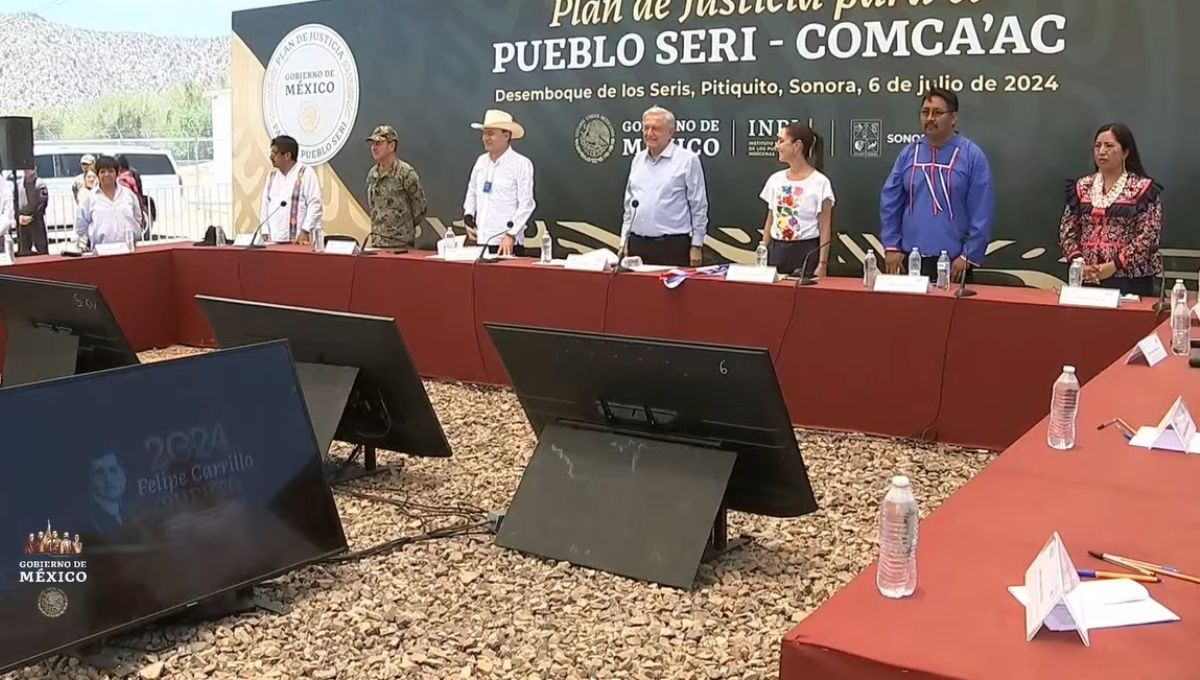 AMLO encabeza Plan de Justicia para el Pueblo Seri: EN VIVO 