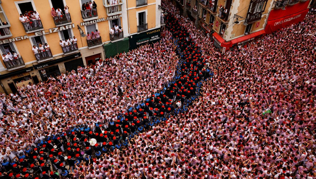 Este sábado arrancaron las tradicionales fiestas de San Fermín en Pamplona, España