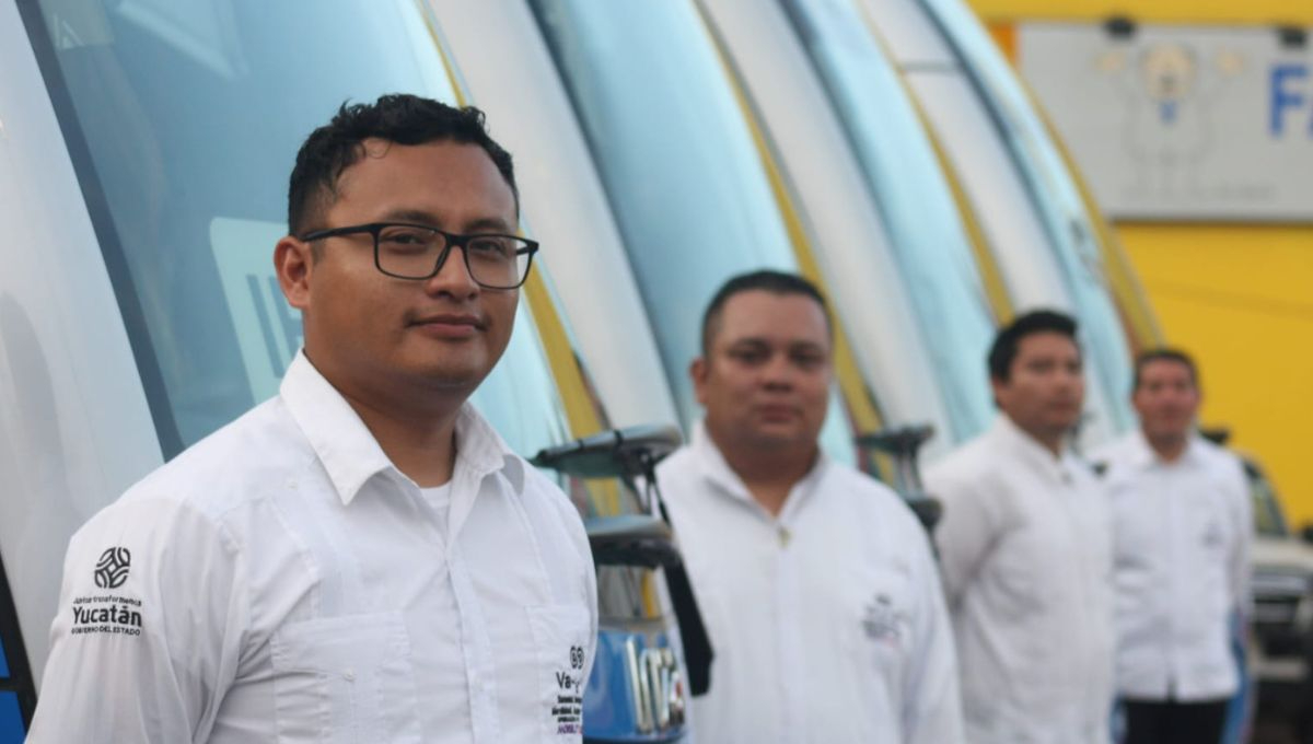 Conductores del IE-Tram en Yucatán