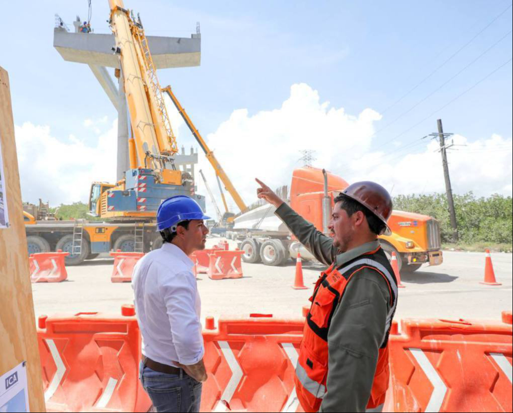 Mauricio Vila evalúa la construcción del Viaducto Elevado de Progreso