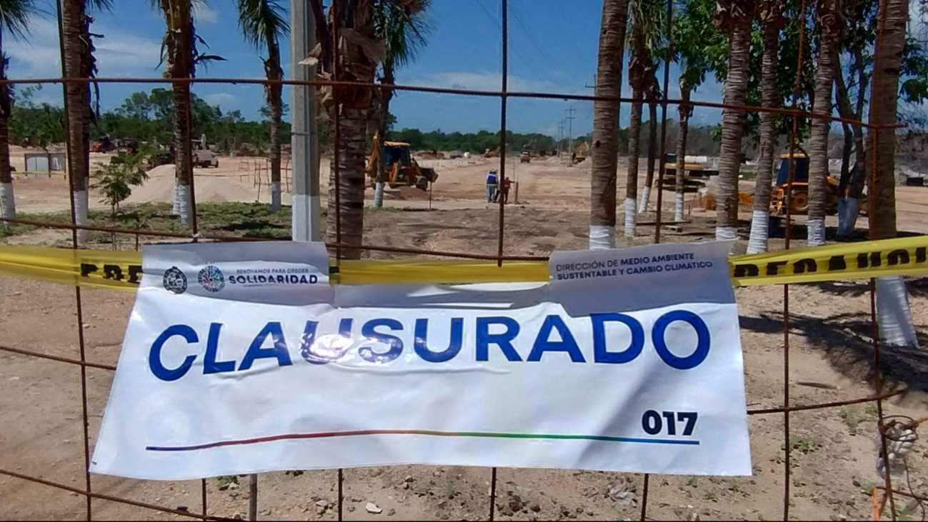 A pesar de los sellos de clausura, las obras continúan en Villas del Sol