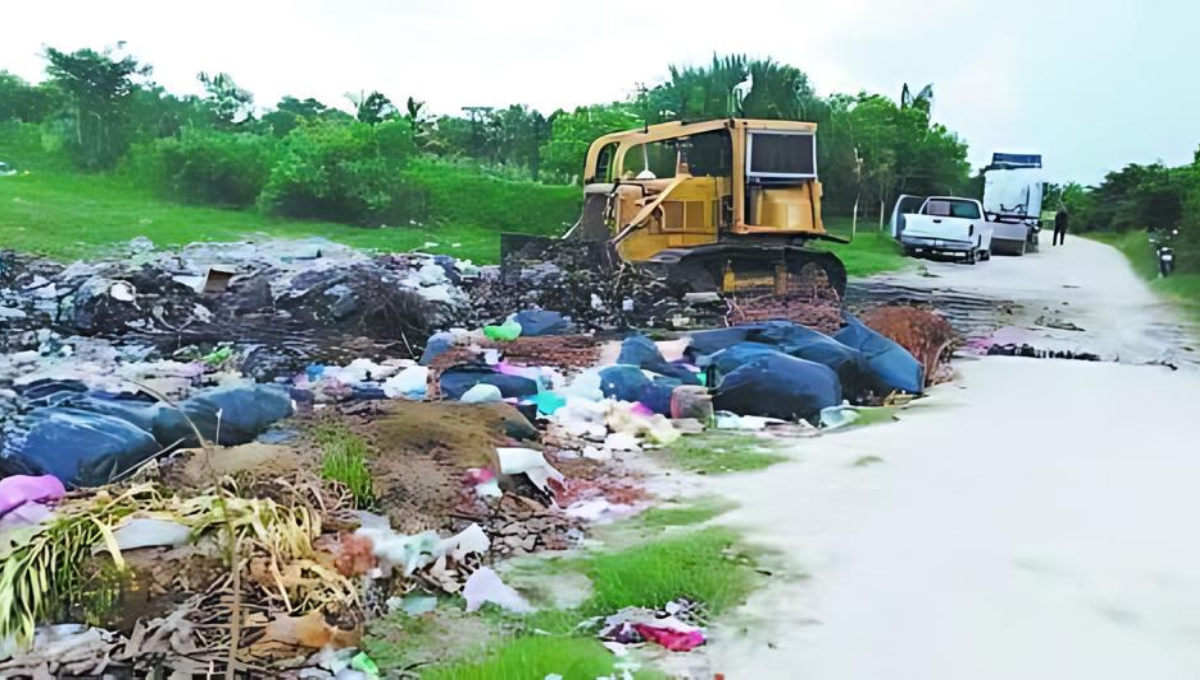 Autoridades de Sabancuy liberan acceso al basurero tras reclamo de vecinos