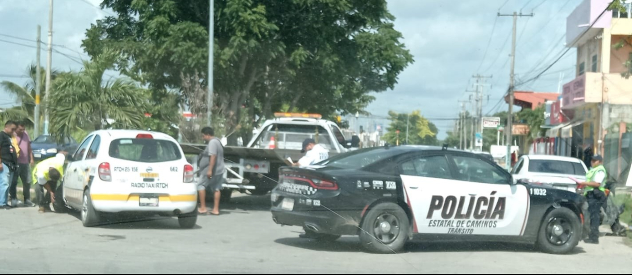 Reportan accidente vial de miles de pesos en daños materiales