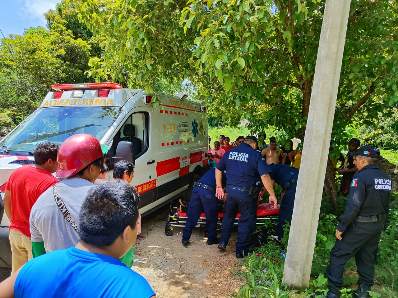 El hombre lesionado fue trasladado a un hospital en la región