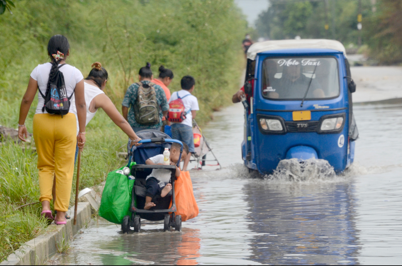 Inundaciones en Quintana Roo por las lluvias