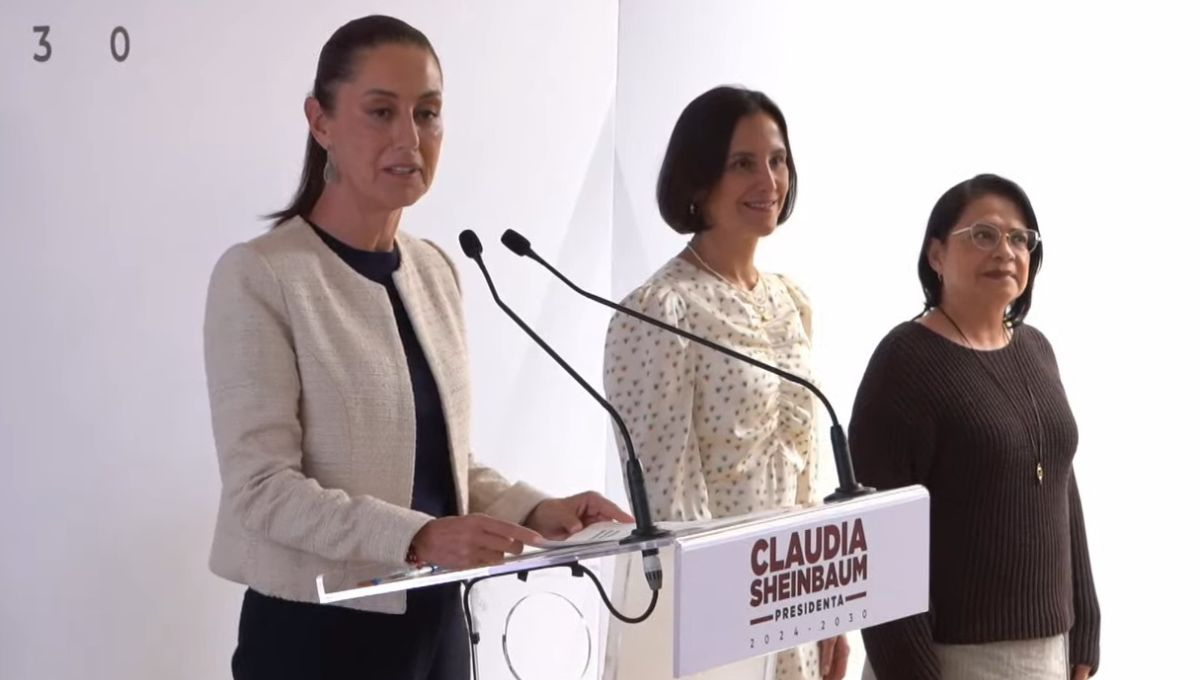 Claudia Sheinbaum presenta a la próxima titular de CFE