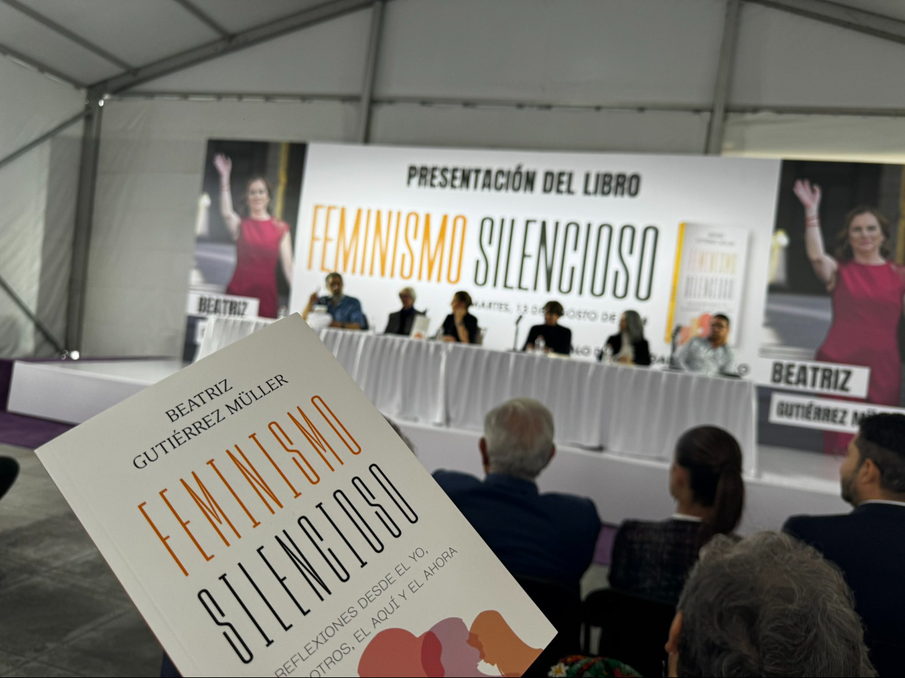 Así se desarrolló la presentación del libro Feminismo silencioso