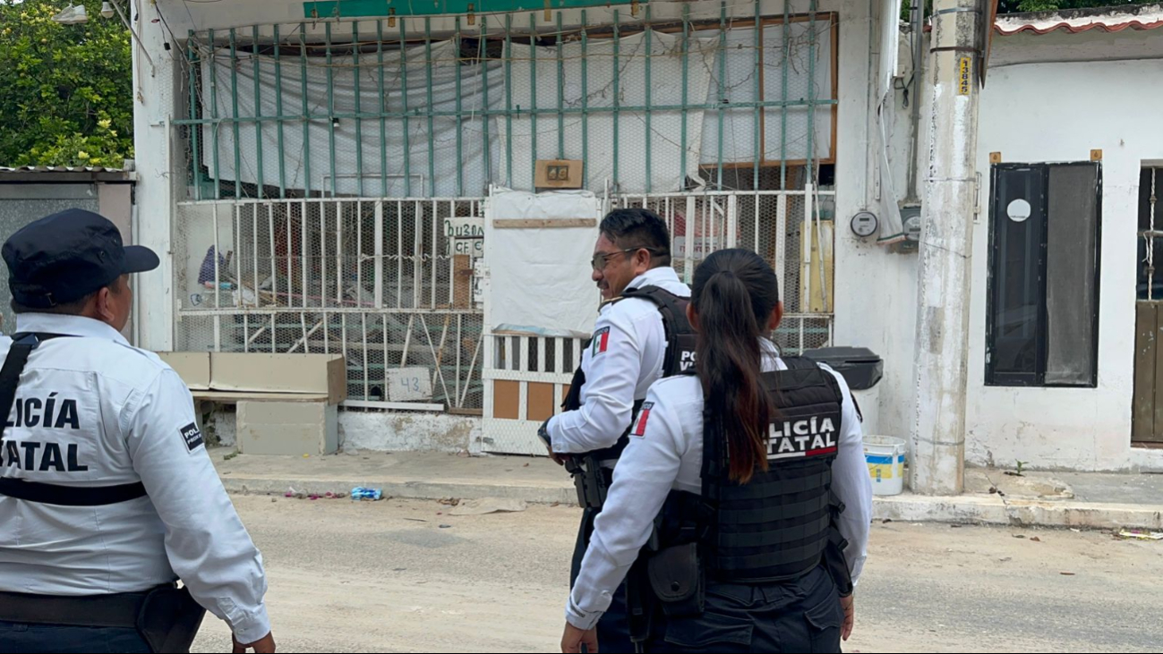 Elementos policíacos arribaron al lugar ante el llamado