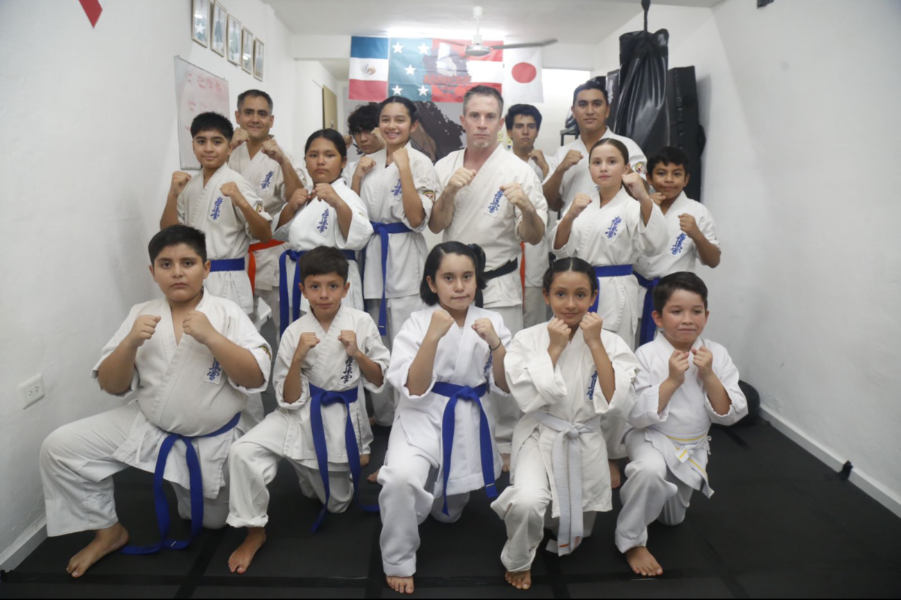 Integrantes del Rabbone Dojo en Mérida