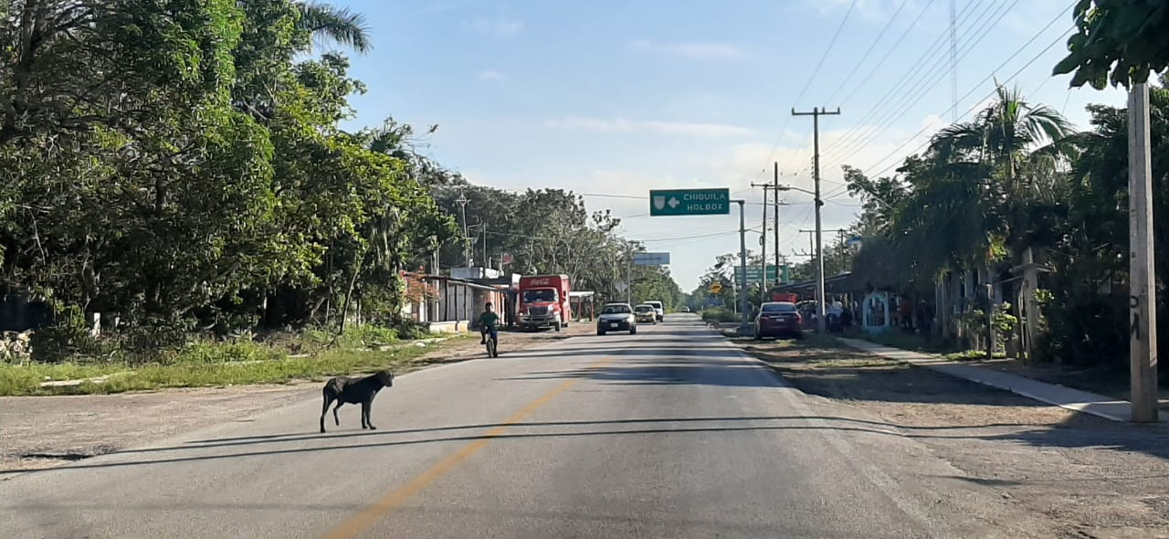 Los actos armados ocurrieron en la cancha de futbol rápido, en el centro del poblado.