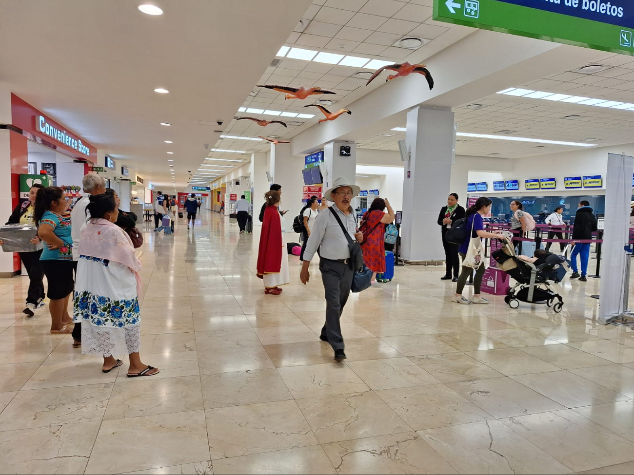 Aeropuerto de Mérida registra 13 vuelos adelantados este martes 