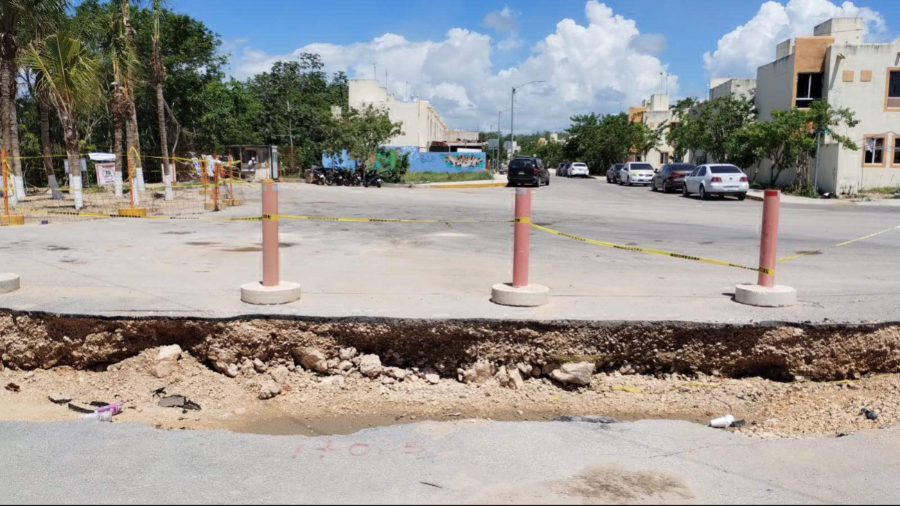 Residentes del fraccionamiento Villas del Sol mencionaron que el polvo sigue afectando su salud