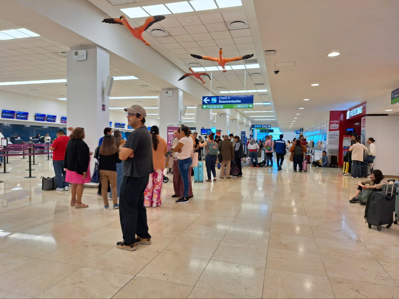 Se prevé que los vuelos de este miércoles en el aeropuerto de Mérida operen con normalidad