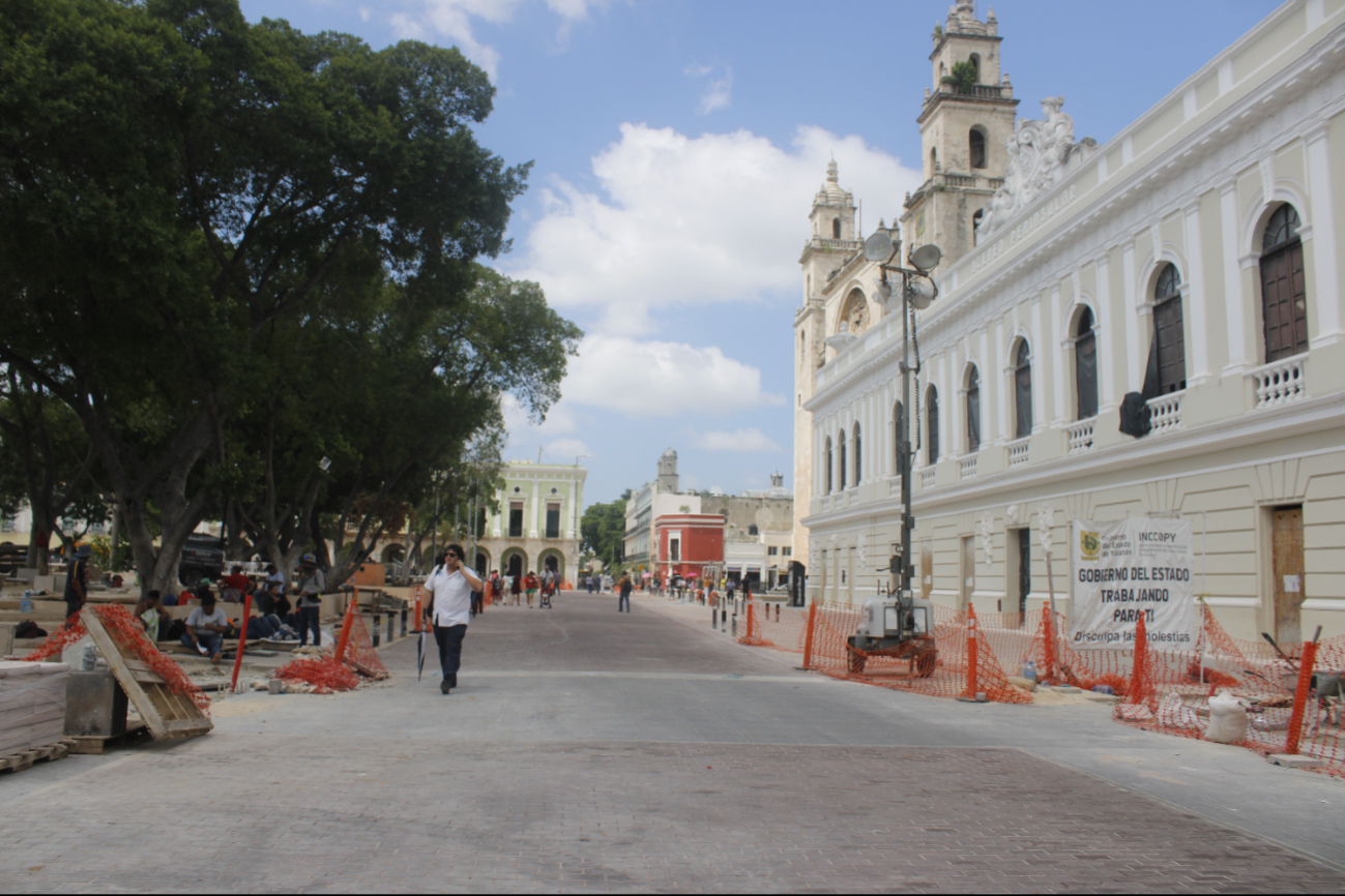 El Gobernador del Estado aseguró que solo faltan detalles en los trabajos de la Plaza Grande