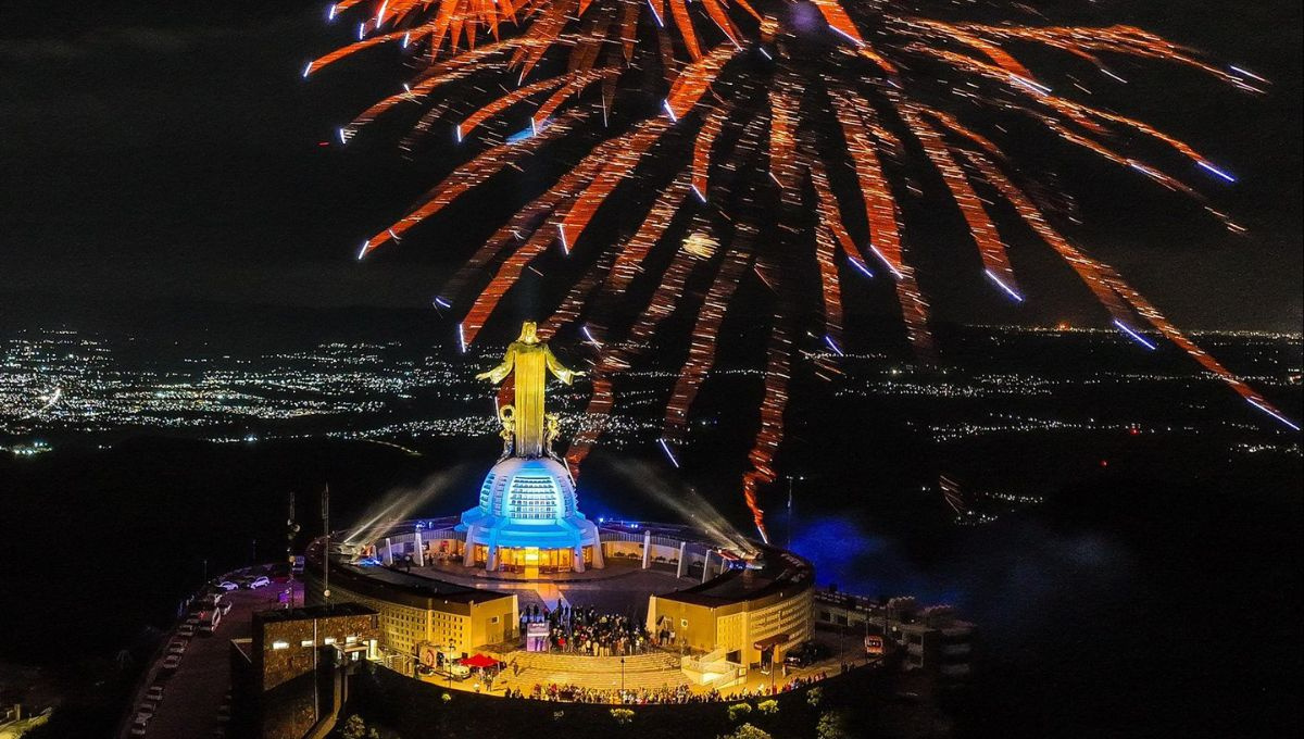 Cristo Rey de Silao estrena sistema de iluminación y mejora del camino