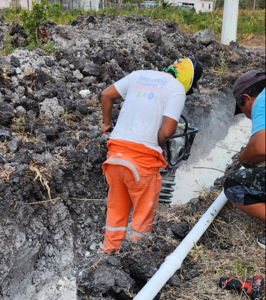 Se alcanzó el nivel de agua para que llegara a Xpujil y Chicaná, que son la parte más alta