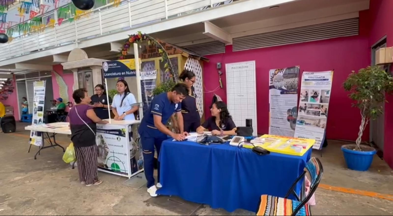 Jornada de Salud llega al mercado de Ciudad del Carmen